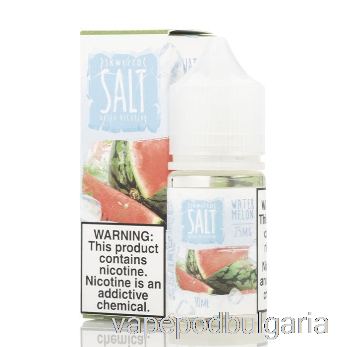 Vape 10000 Дръпки Ice Watermelon - Skwezed сол - 30ml 50mg